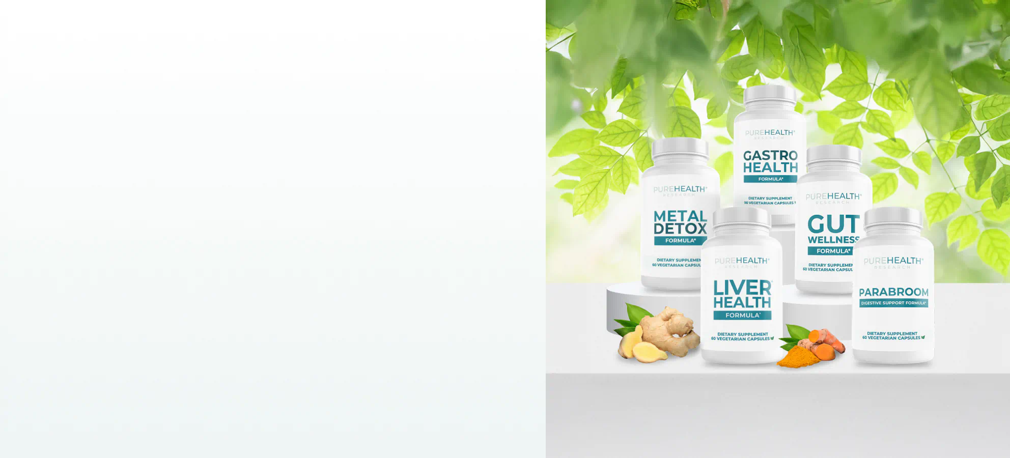 Supplements for cleanse and detox.