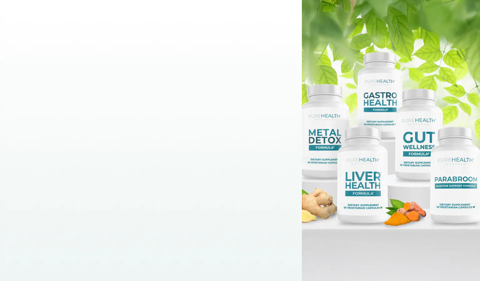 Supplements for cleanse and detox.