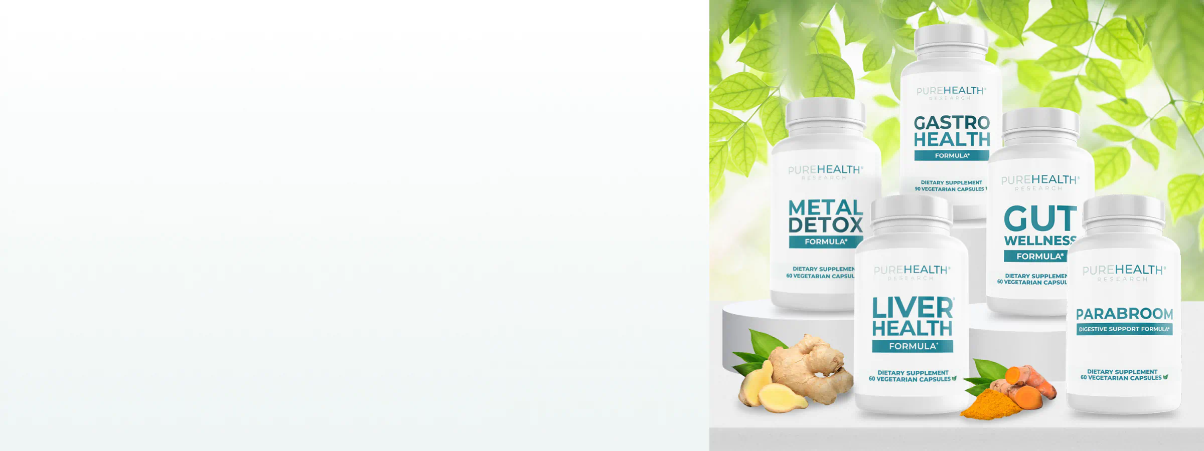 Supplements for cleanse and detox.