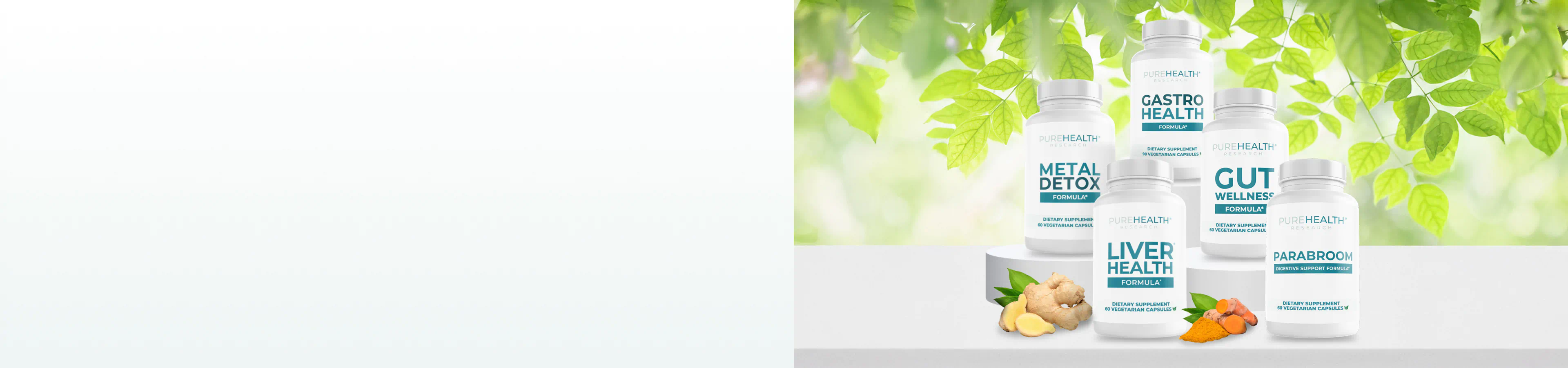 Supplements for cleanse and detox.