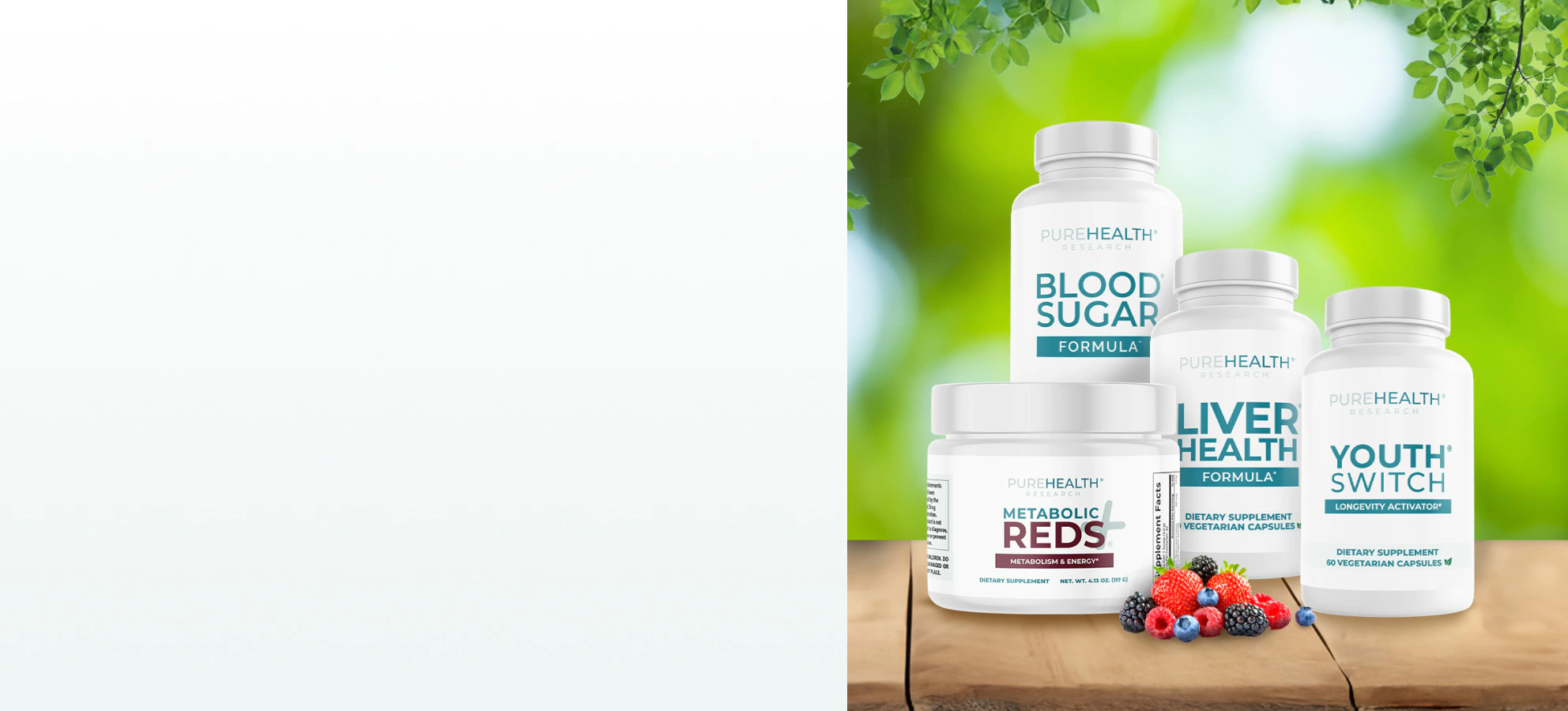 Supplements for energy and vitality.