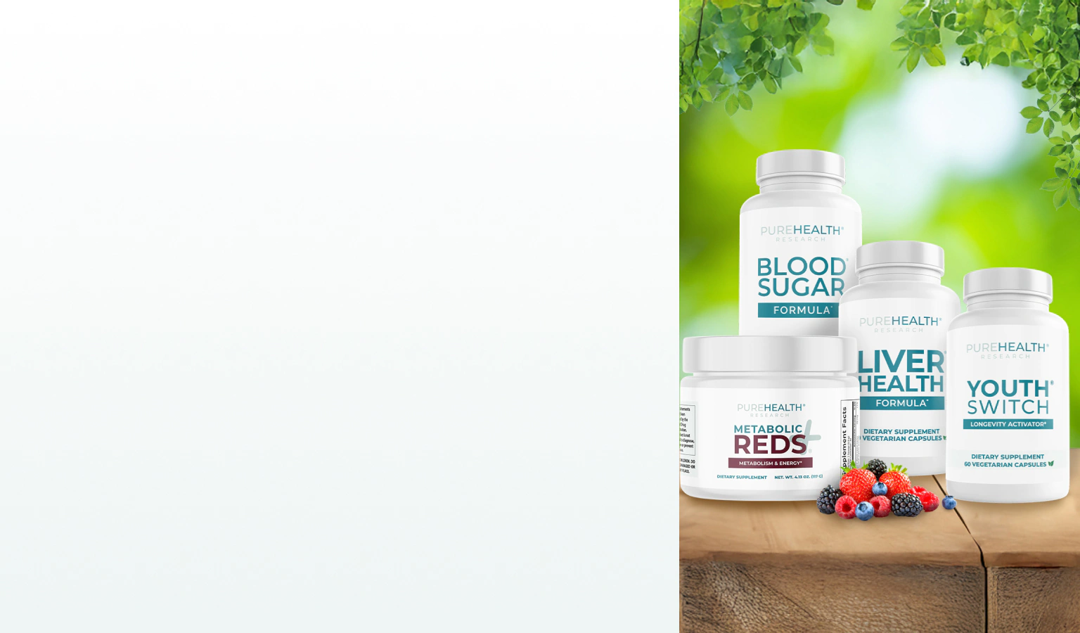 Supplements for energy and vitality.