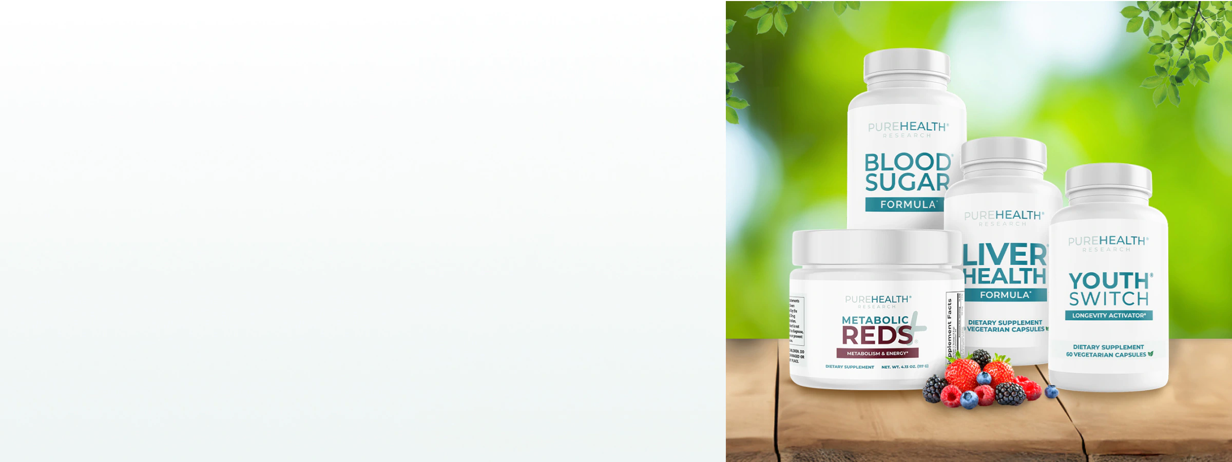 Supplements for energy and vitality.