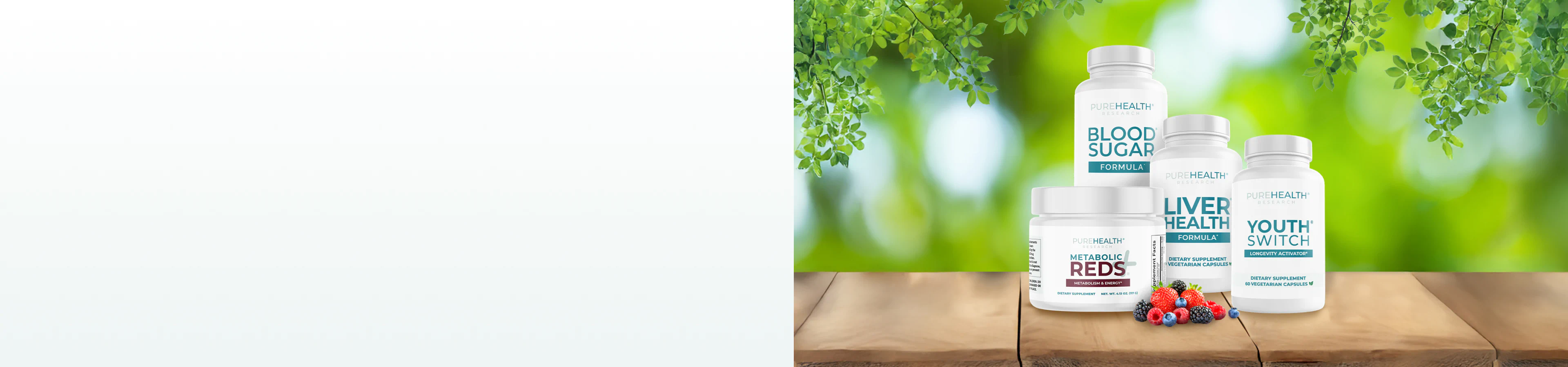 Supplements for energy and vitality.