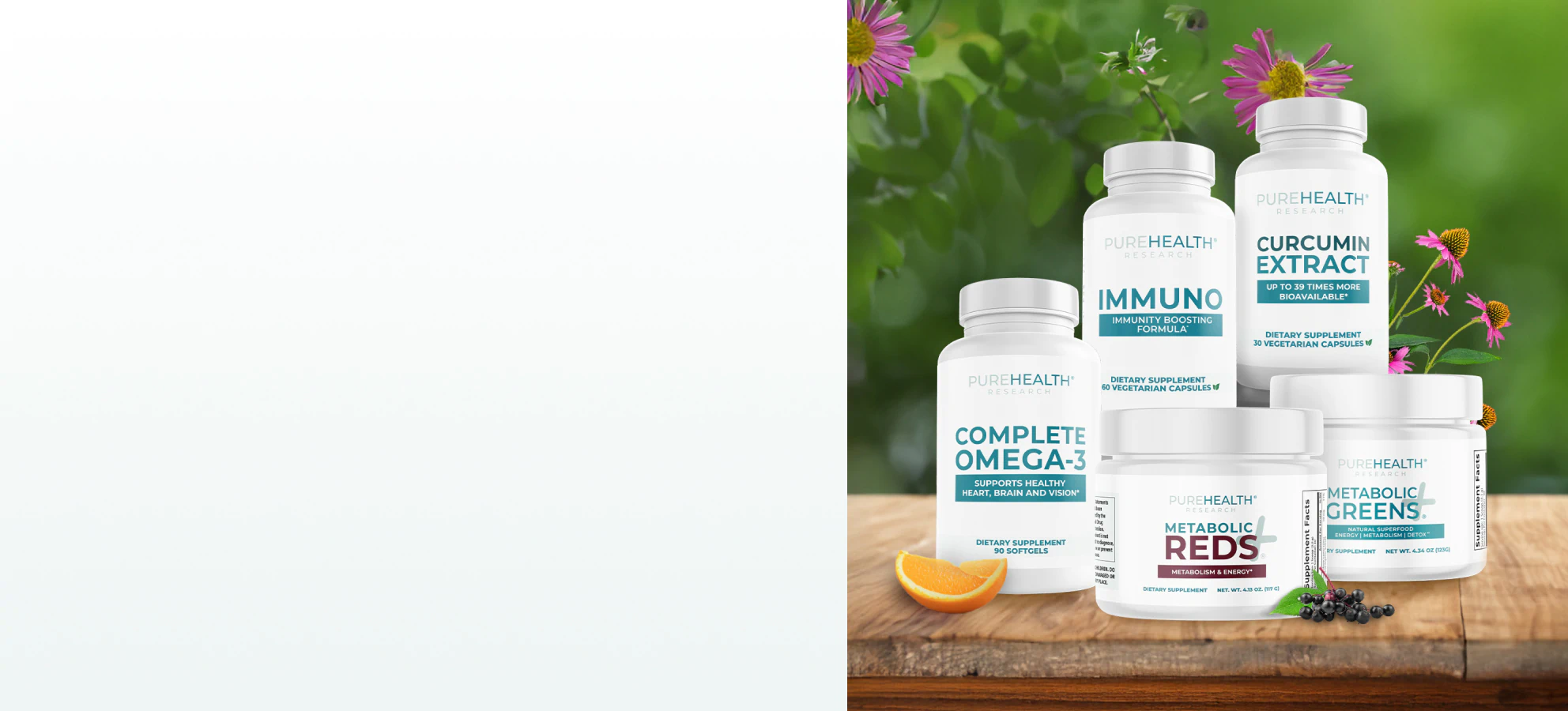 Supplements for immune system support.