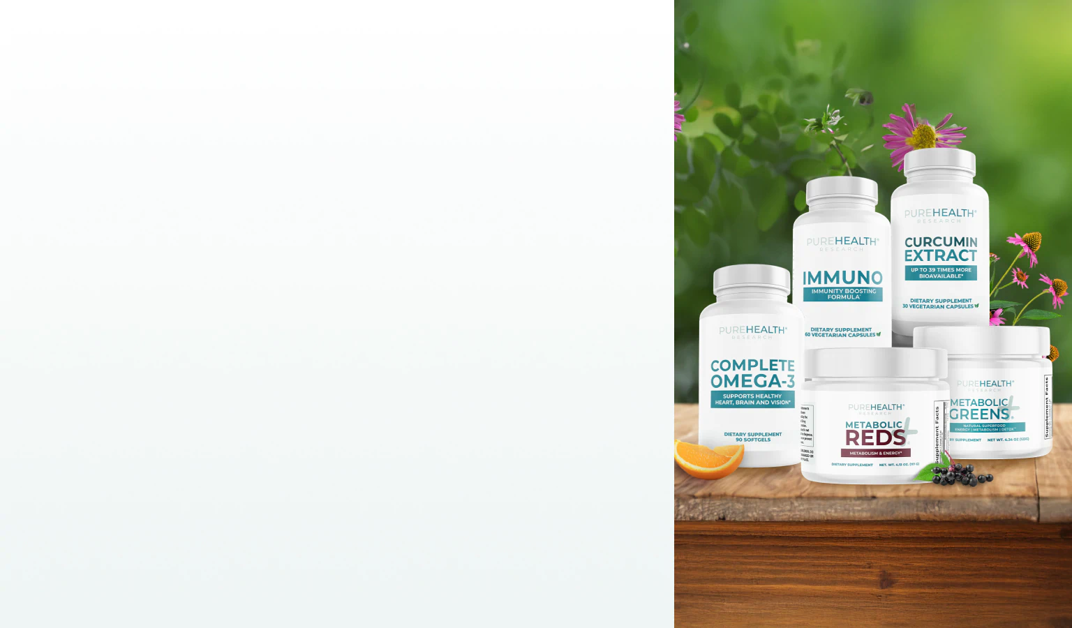 Supplements for immune system support.