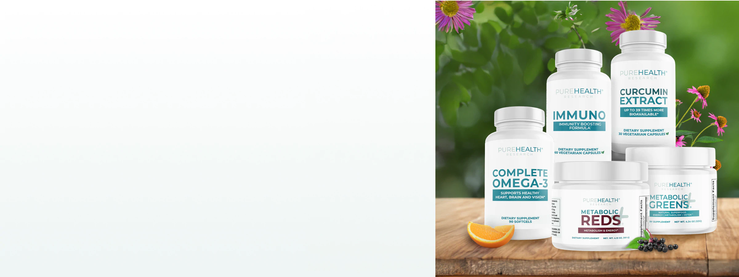 Supplements for immune system support.