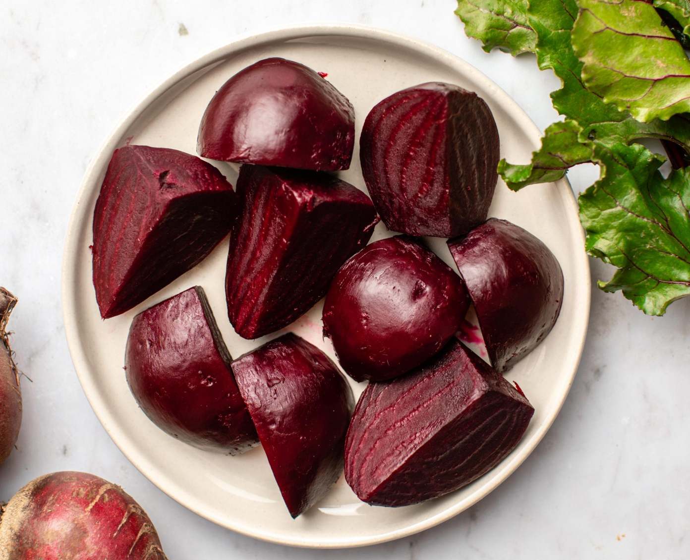 Beetroots on a plate