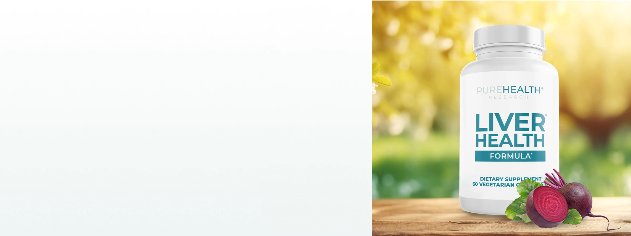 Supplements for liver health.