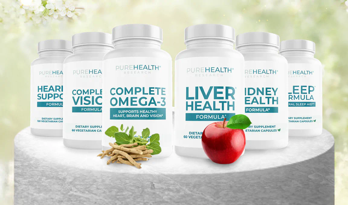 Supported by supplements for optimal health.