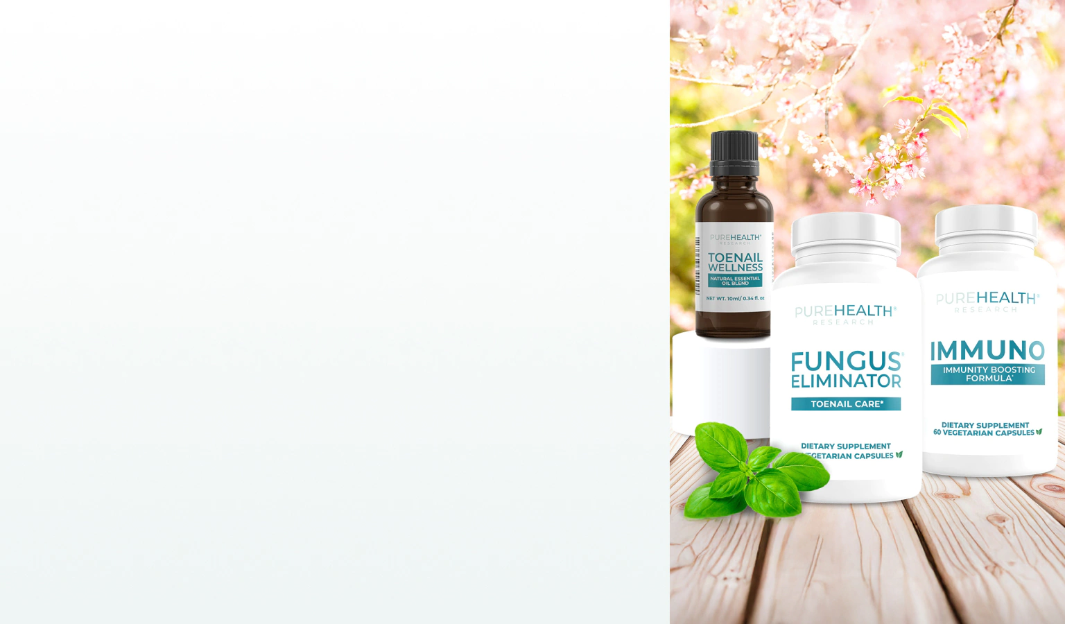 Supplements for toenail fungus.