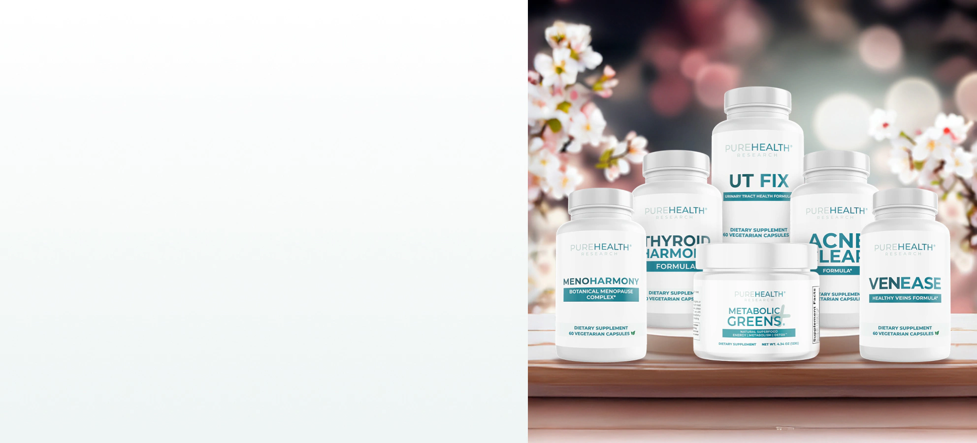 Supplements for women's health.