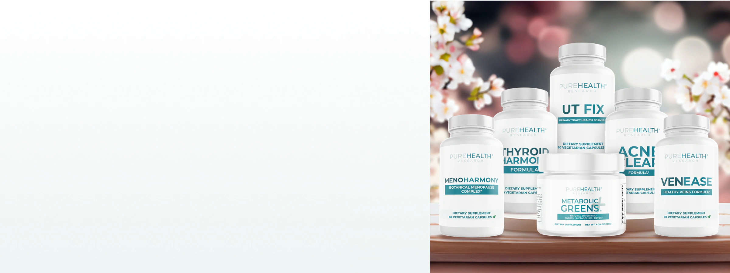 Supplements for women's health.