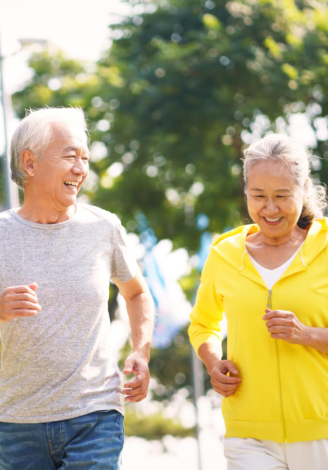 Seniors exercising