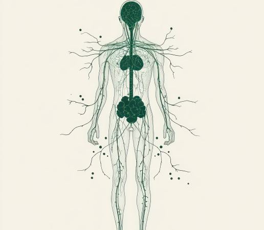 Lymph paths and nodes