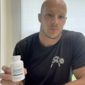 influencer with a bottle
